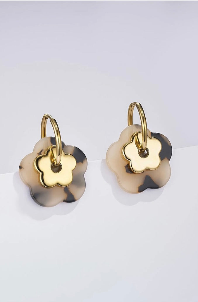 Boucles d'oreilles en acier inoxydable