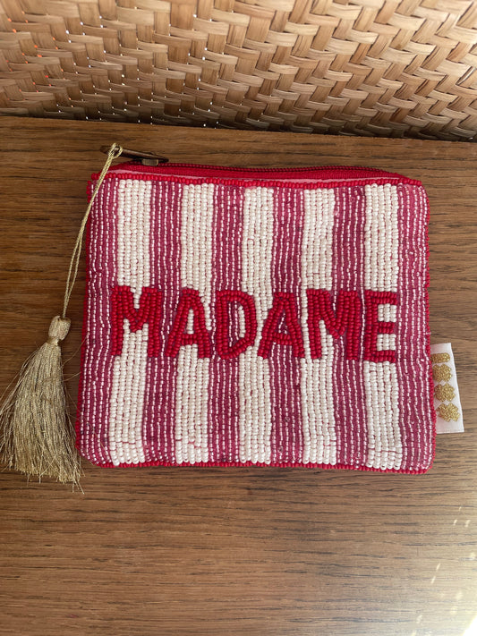 Trousse perlée artisanale - Collection Messages & Symboles