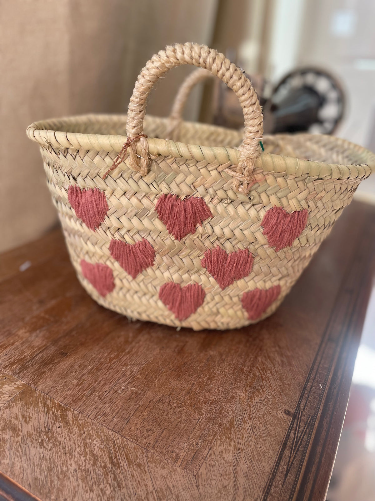 Petit panier « Cœurs Poudrés »