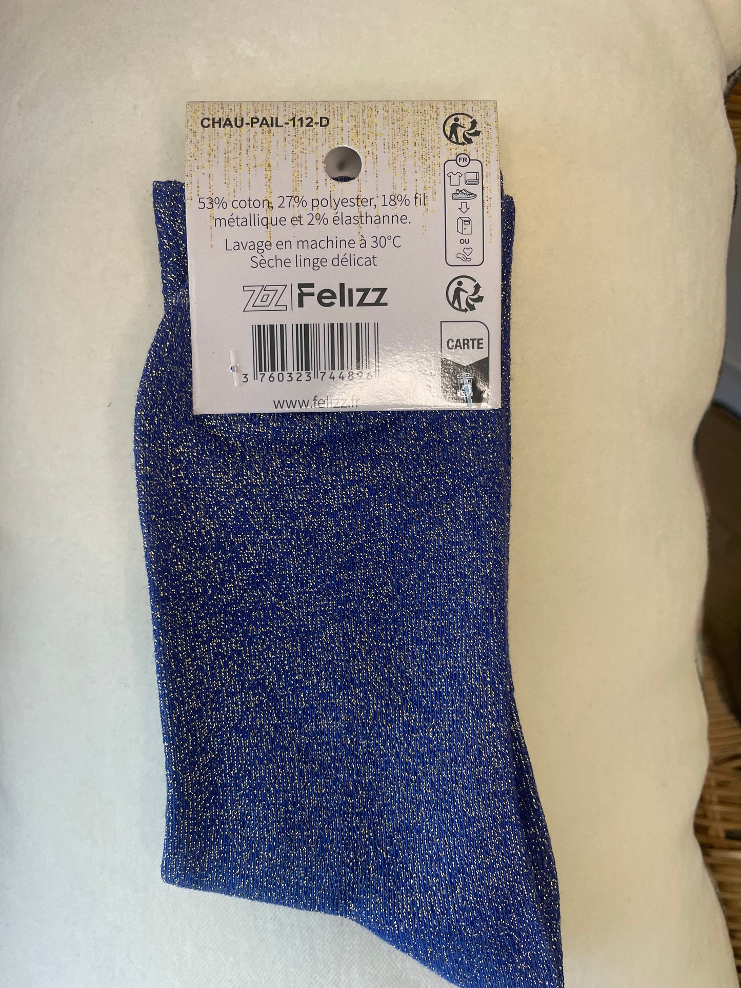 Chaussettes à Paillettes "CHIEUSE"