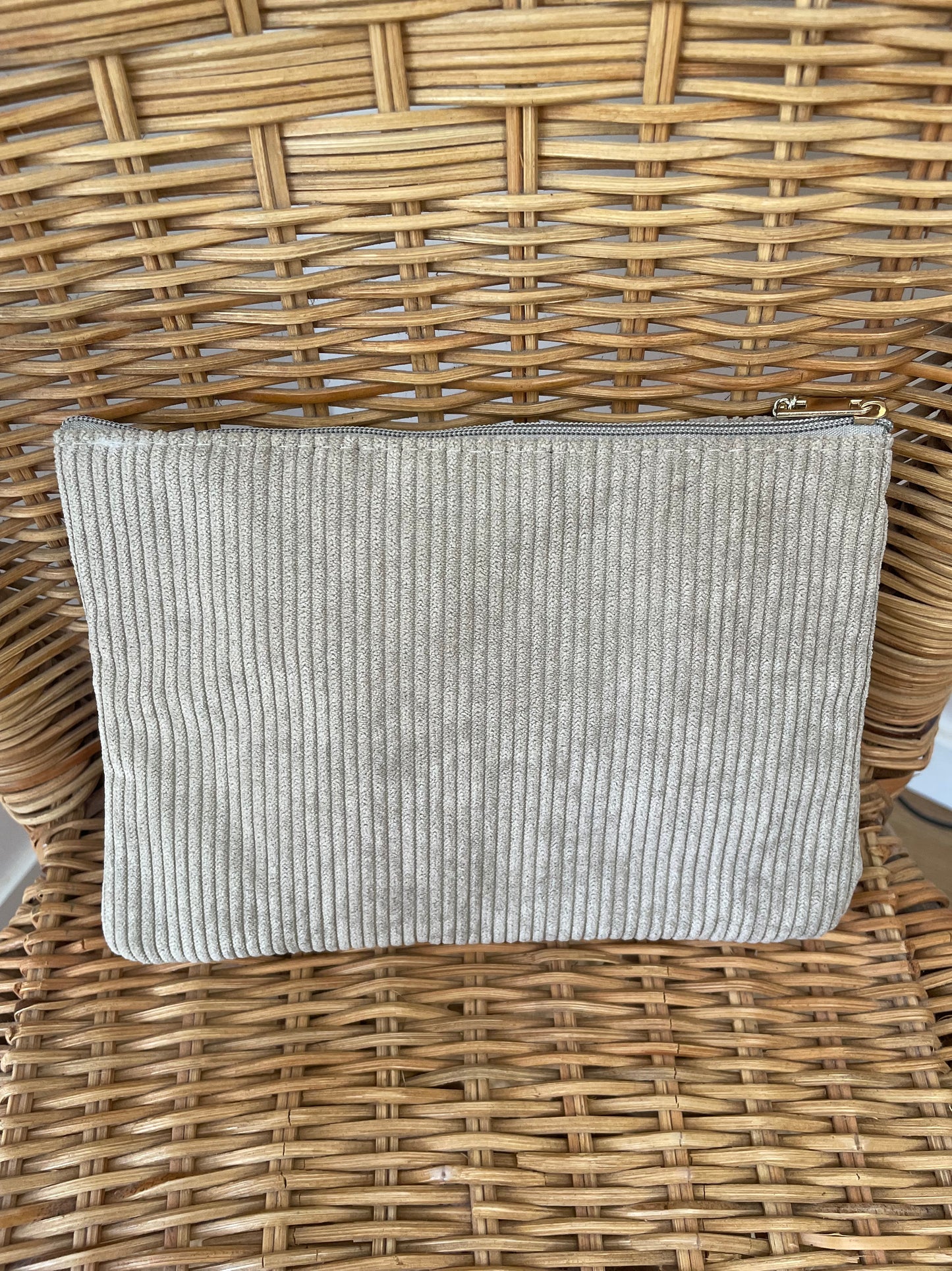 Trousse velours côtelé Lune et étoile