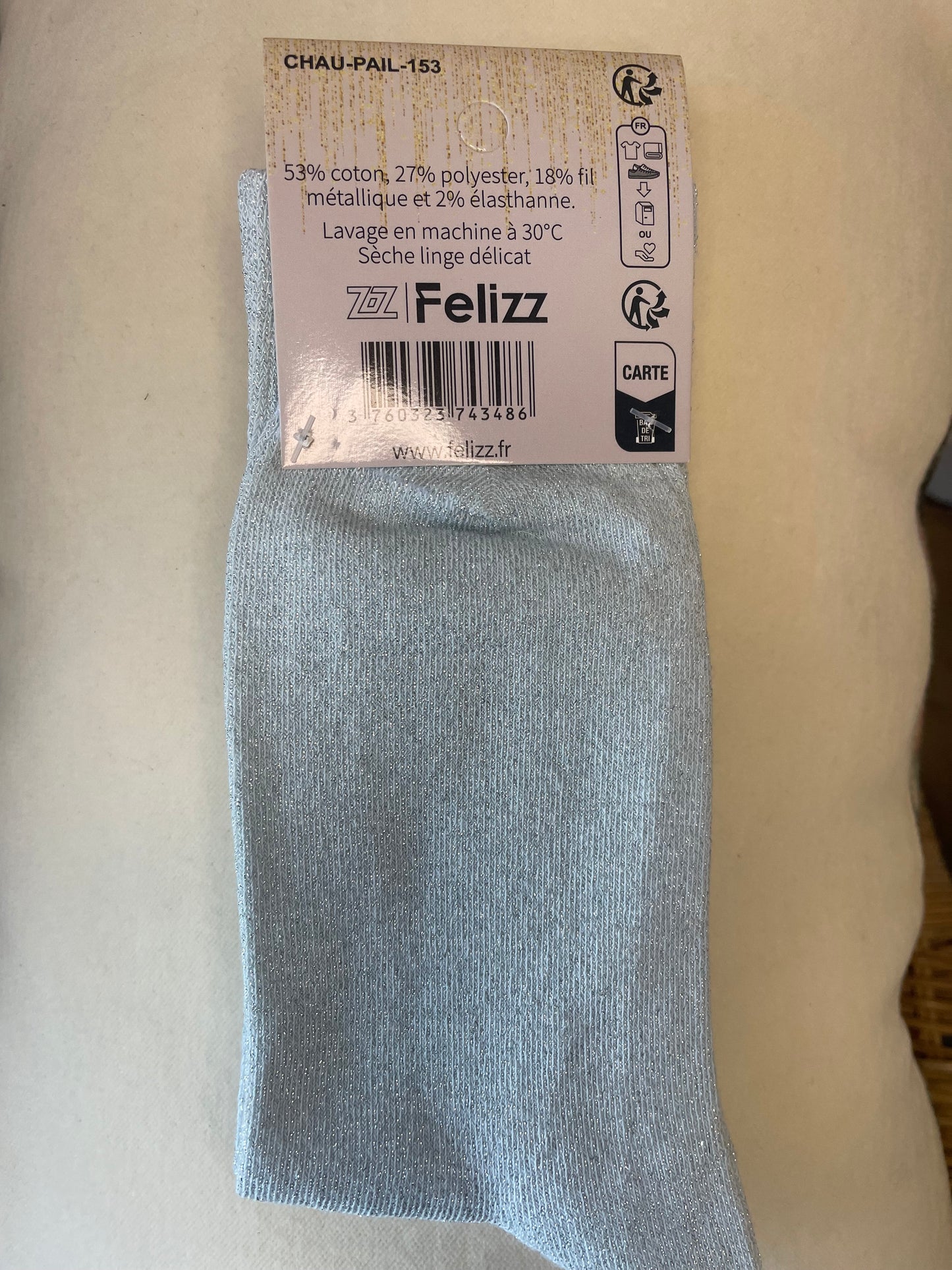 Chaussettes à Paillettes "BADASS"
