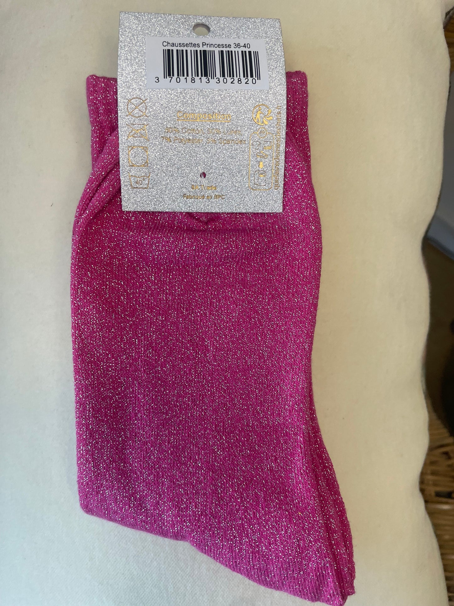 Chaussettes à Paillettes "PRINCESSE"