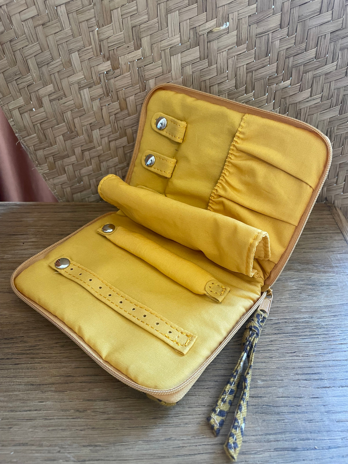 Porte-bijoux de voyage matelassé
