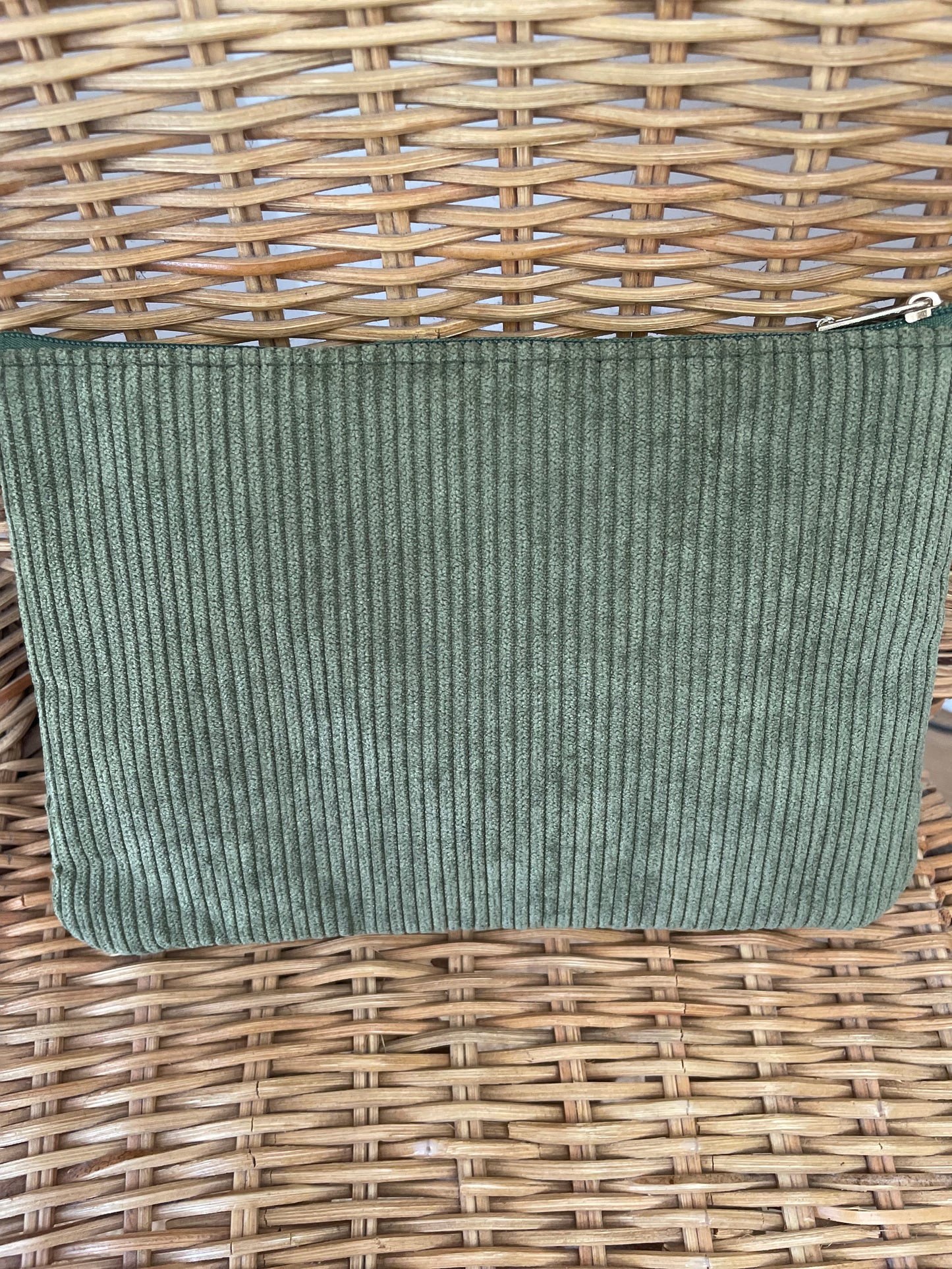 Trousse velours côtelé Gingko