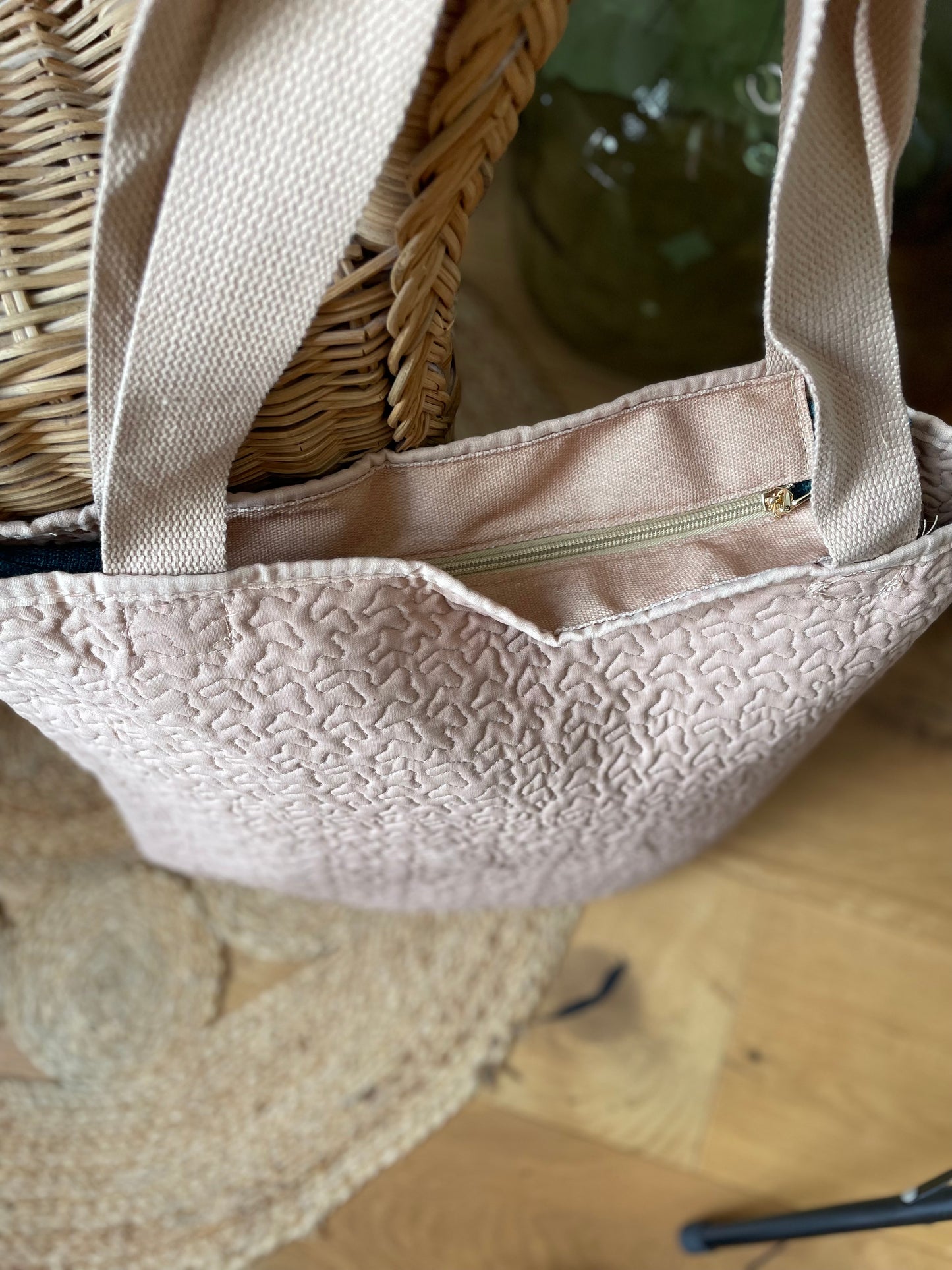 Tote Bag Matelassé Bohème Multicolore