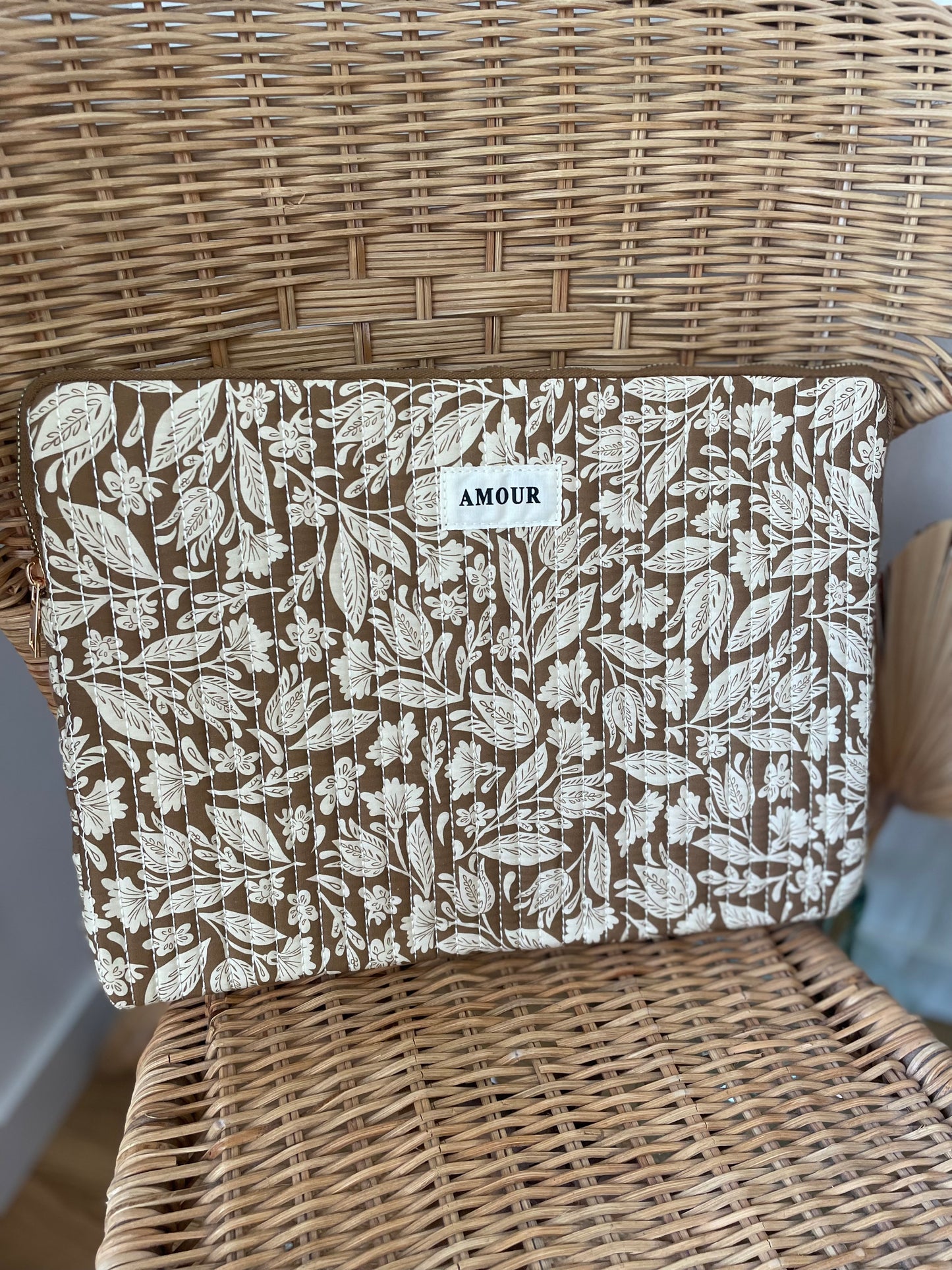 Pochette Tablette ou Ordinateur 13 pouces Camel