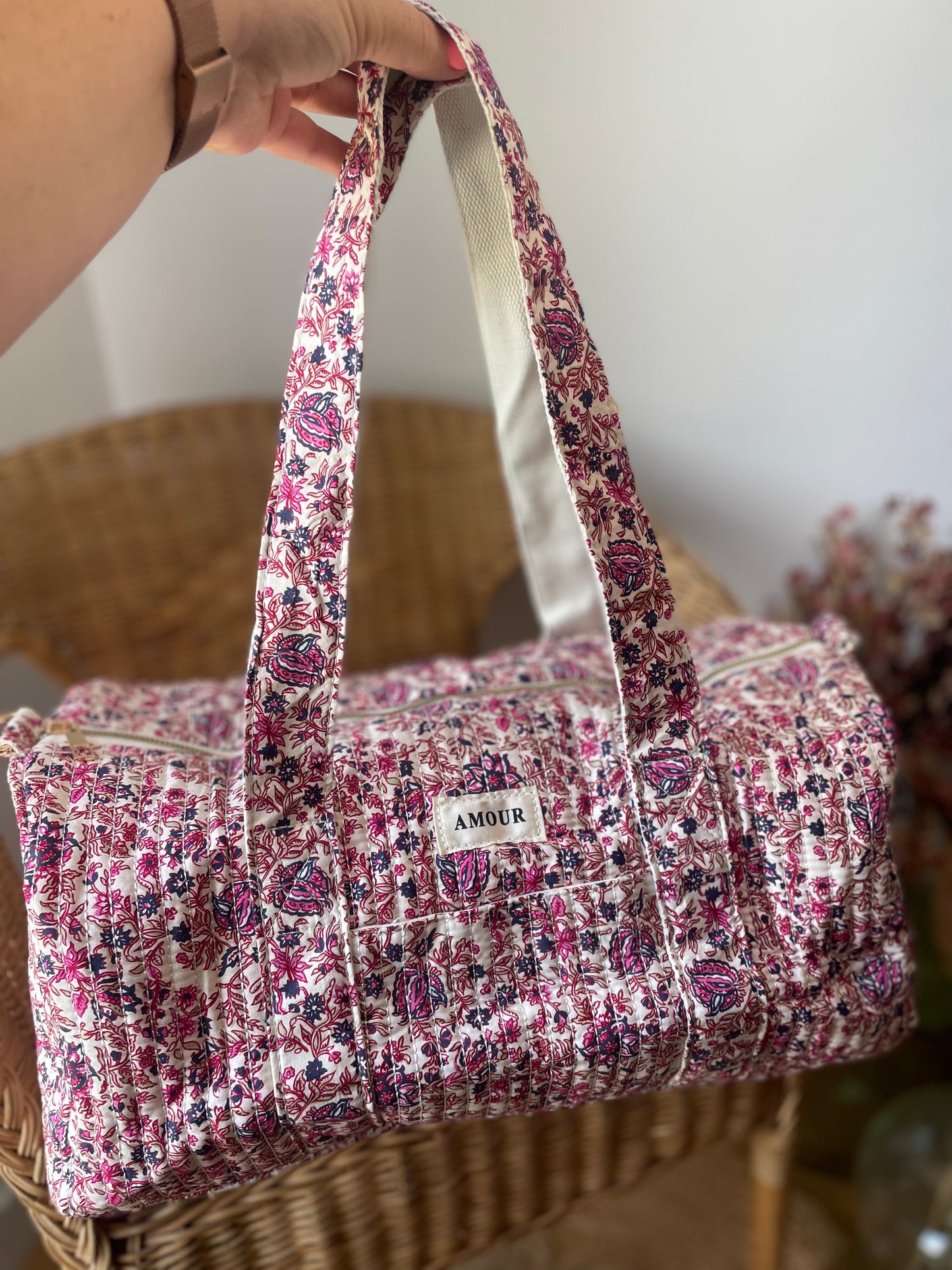 Sac voyage week-end matelassé