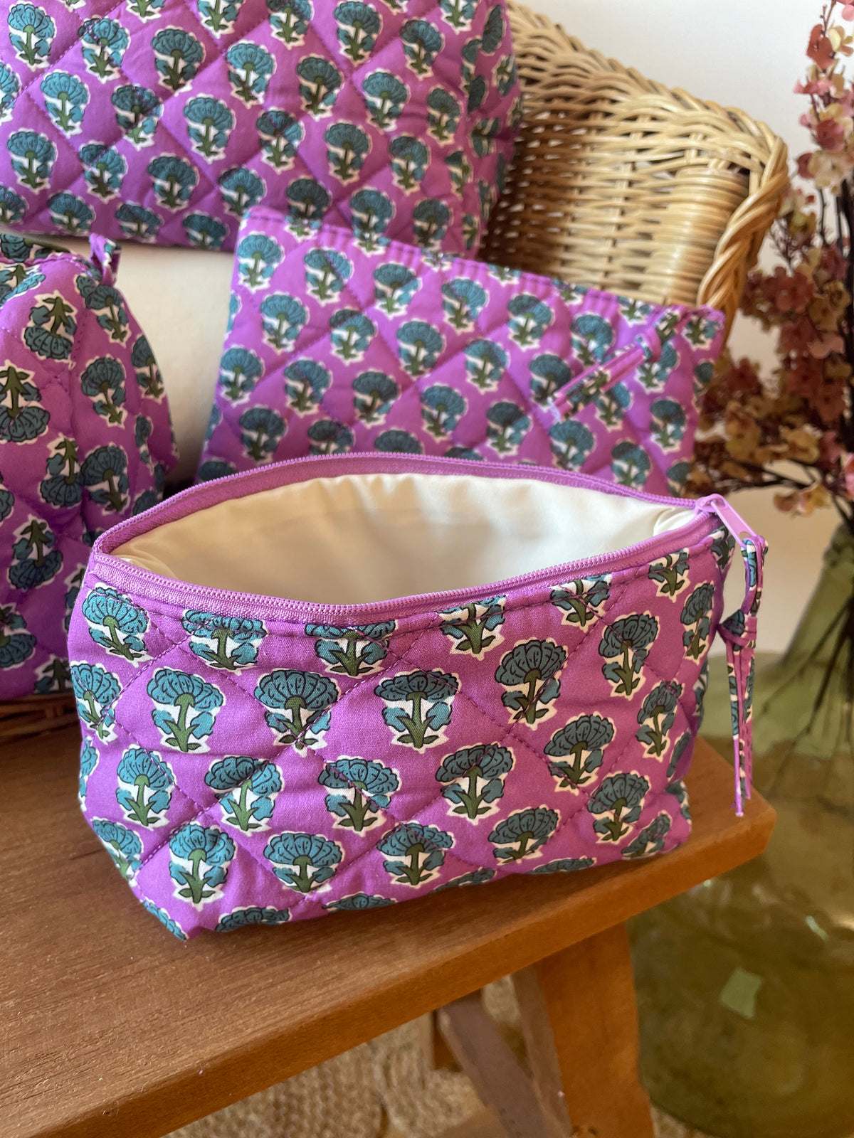 Petite trousse matelassée