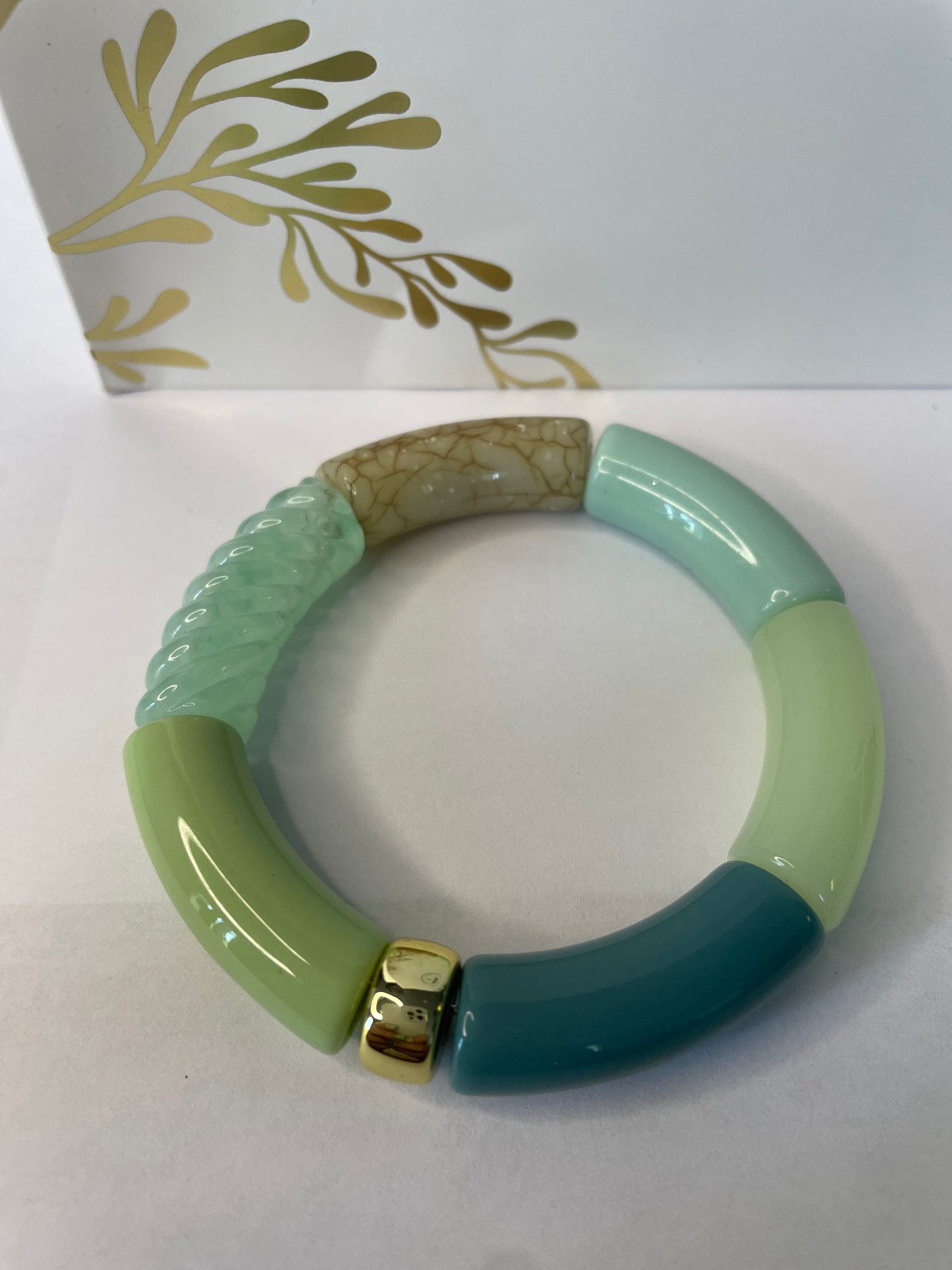 bracelet élastique multicolore