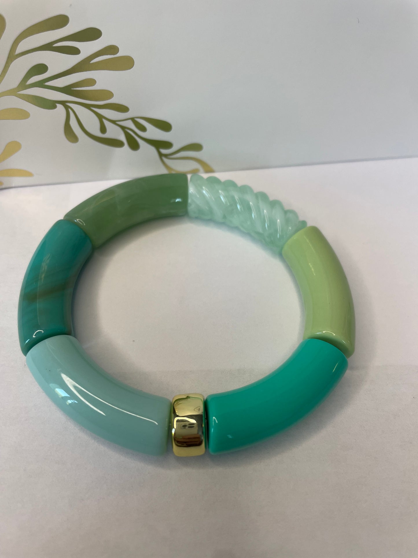 bracelet élastique multicolore