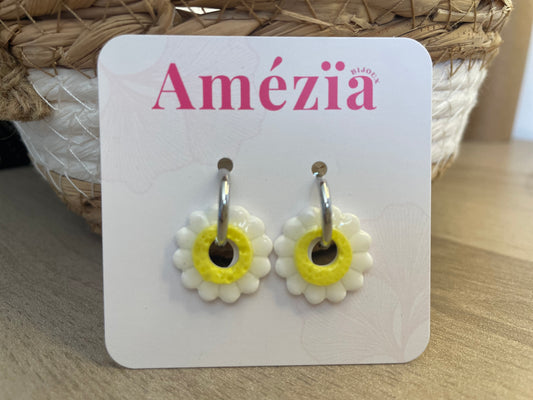 Boucles d'oreilles Marguerite