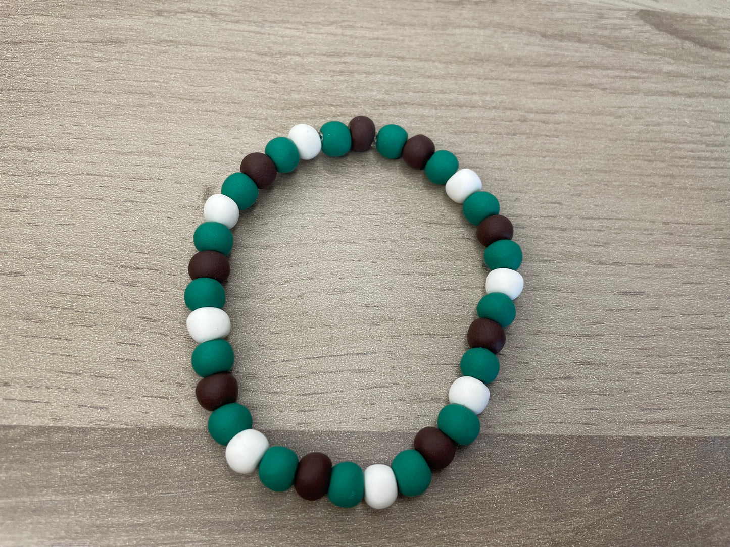 Bracelets Perles Colorées en Pâte Polymère