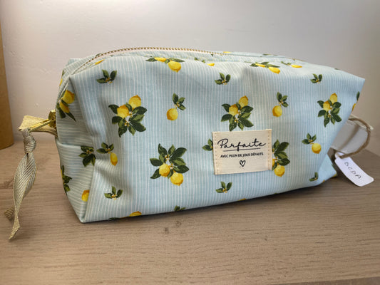 Trousse de toilette "Citrons d'Été"