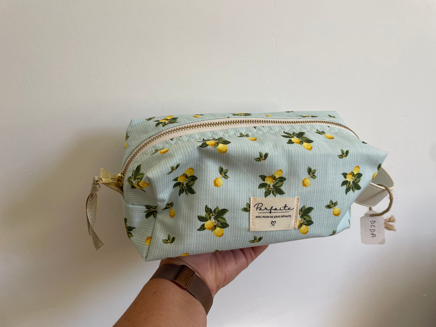 Trousse de toilette "Citrons d'Été"