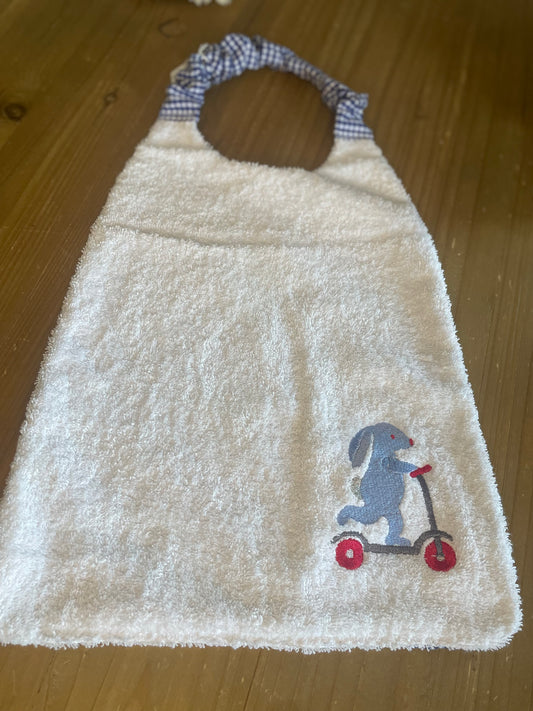 Bavoir élastique enfant – Fait main par Décousette dans l’Atelier
